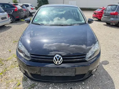 Gebraucht VW Golf VI Trendline 80 PS (58 kW) 2011 Schwarz Kleinwagen