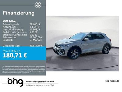 Gebraucht VW T-Roc R-line 110 PS (80 kW) 2024 Grau SUV