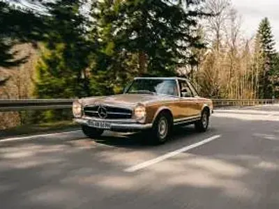 Gebraucht Mercedes SL280 170 PS (125 kW) 1969 Gold Cabrio