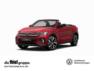 Second-hand VW T-Roc Cabriolet R-line 150 CP (110 kW) 2025 Roșu Cabrio
