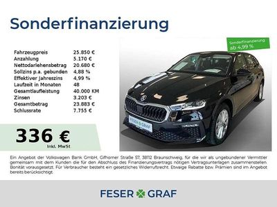 Neu Skoda Scala Selection 116 PS (85 kW) 2025 Schwarz Kleinwagen