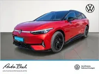 Gebraucht VW ID.7 250 kW (340 PS) 2025 Rot (kings red metallic/schwarz) Kombi