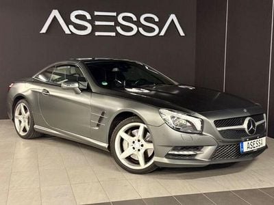 Usata Mercedes SL350 AMG line 306 CV (225 kW) 2012 Grigio Cabrio