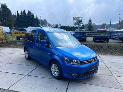 Gebraucht VW Caddy Comfortline 102 PS (75 kW) 2012 Blau Van / Kleinbus