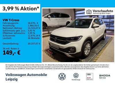 Weiß Gebraucht 2023 VW T-Cross Life SUV | 18.470 € (Guter Preis)