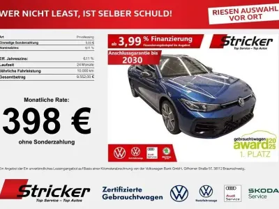 Gebraucht VW Passat R-line 177 PS (130 kW) 2025 Reef blue metallic grenadillschwarz meta (metallic) Kombi