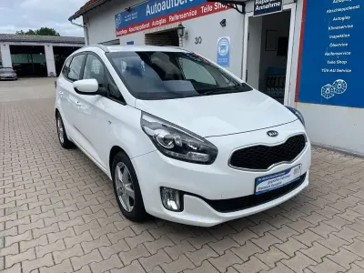 Gebraucht Kia Carens Edition 7 136 PS (100 kW) 2014 Weiß Van / Kleinbus