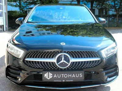Second-hand Mercedes A180 AMG line 136 CP (100 kW) 2020 Negru Berlinǎ