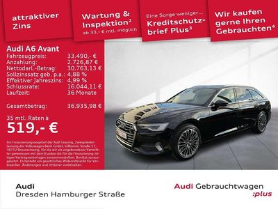 Schwarz Gebraucht 2021 Audi A6 Sport Kombi | 33.490 € (Fairer Preis)