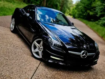 Gebraucht Mercedes SLK250 2011 Schwarz Cabrio