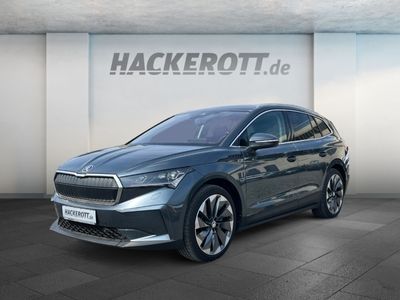 gebraucht Skoda Enyaq iV 80 SUITE Leder LED Navi Keyless AHK Dyn. Kurvenlicht e-Sitze ACC Rückfahrkam.