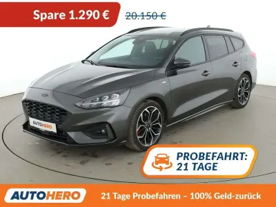 Begagnad Ford Focus ST-Line X 182 HK (133 kW) 2021 Grå Kombi