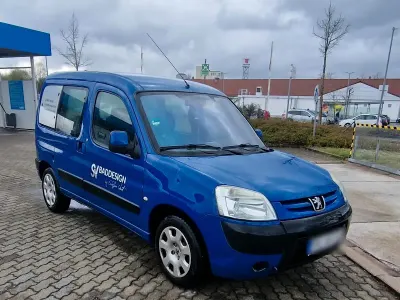 Gebraucht Peugeot Partner 90 PS (66 kW) 2007 Blau Van / Kleinbus