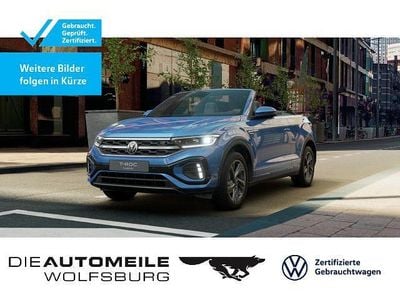 Gebraucht VW T-Roc Cabriolet R-line 150 PS (110 kW) 2025 Ravennablau metallic Cabrio