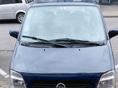 Gebraucht Opel Agila 75 PS (55 kW) 2002 Blau Van / Kleinbus