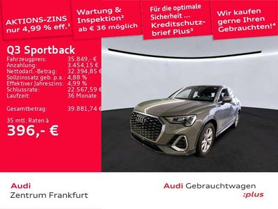 Gebraucht Audi Q3 S-Line 150 PS (110 kW) 2024 Chronosgrau metallic/chronosgr SUV