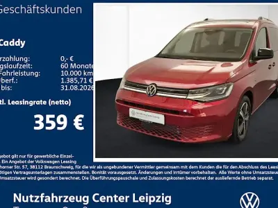 Neu VW Caddy 122 PS (89 kW) 2025 Rot Van / Kleinbus