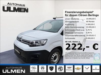 Weiss Gebraucht 2023 Citroën Berlingo Van / Kleinbus | 19.999 € (Fairer Preis)