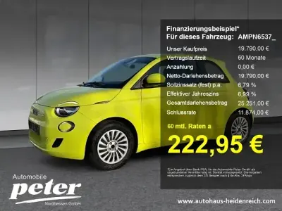 Gebraucht Fiat 500e 86 kW (118 PS) 2024 Gelb Kleinwagen