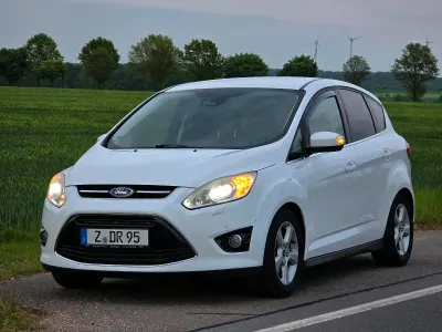 Gebraucht Ford C-MAX Titanium 150 PS (110 kW) 2014 Weiß Van / Kleinbus