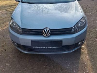 Gebraucht VW Golf VI Comfortline 105 PS (77 kW) 2010 Blau Kleinwagen