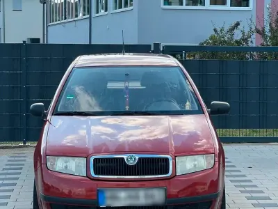 Gebraucht Skoda Fabia 68 PS (50 kW) 2002 Rot Kleinwagen