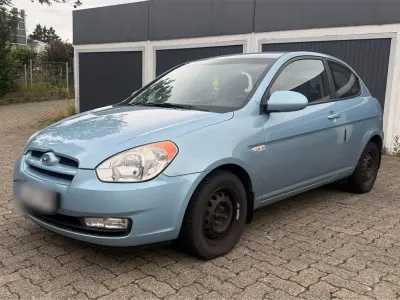 Gebraucht Hyundai Accent 2007 Blau Kleinwagen