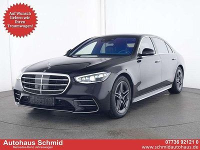 Gebraucht Mercedes S500 AMG line 449 PS (330 kW) 2024 Metalliclack obsidianschwarz Limousine