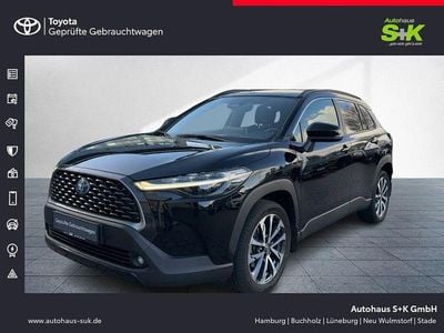 Gebraucht Toyota Corolla Cross Basis 197 PS (144 kW) 2022 Tiefschwarz mica metallic SUV