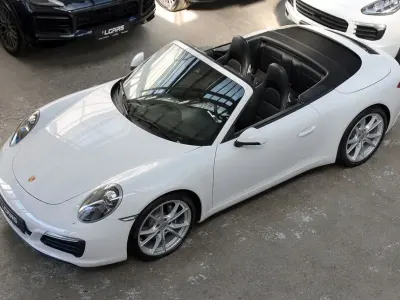 Gebraucht Porsche 991 370 PS (272 kW) 2018 Pure white/weiss Cabrio