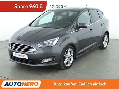 Grau Gebraucht 2017 Ford C-MAX Titanium Van / Kleinbus | 11.430 € (Fairer Preis)