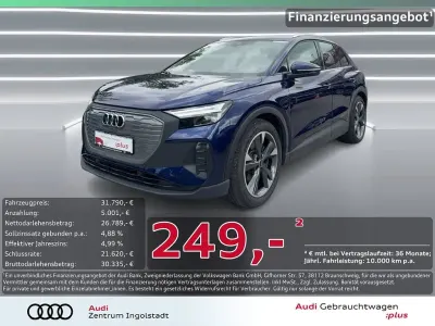 Brugt Audi Q4 e-tron Advanced 150 kW (204 HK) 2023 Blå SUV
