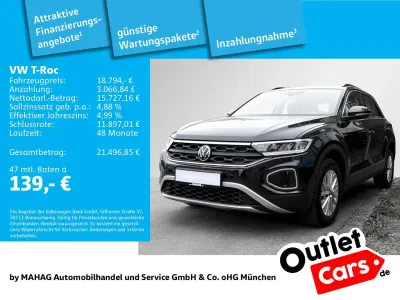 Gebraucht VW T-Roc Life 110 PS (80 kW) 2023 Schwarz SUV