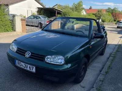 Gebraucht VW Golf Cabriolet 101 PS (74 kW) 1998 Grün Cabrio