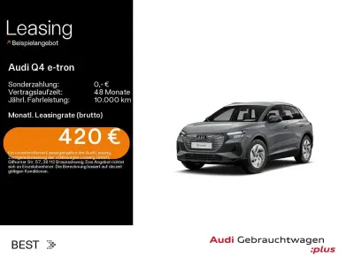 Gebraucht Audi Q4 e-tron Basis 150 kW (204 PS) 2023 Kieselgrau SUV