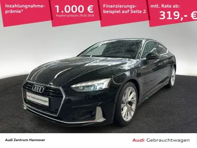 Gebraucht Audi A5 Sportback Ambiente 150 PS (110 kW) 2022 Brillantschwarz Kleinwagen