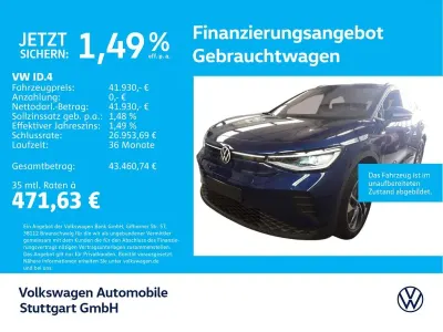 Brugt VW ID.4 Pro 210 kW (286 HK) 2025 Blå SUV