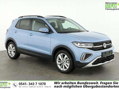 Clear blue metallic Neu 2025 VW T-Cross Life SUV | 27.245 € (Fairer Preis)