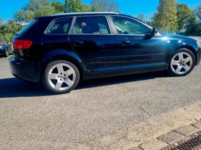 Brugt Audi A3 Attraction 140 HK (102 kW) 2008 Sort Hatchback