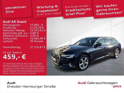 Firmamentblau metallic Gebraucht 2022 Audi A6 Sport Kombi | 33.890 € (Fairer Preis)