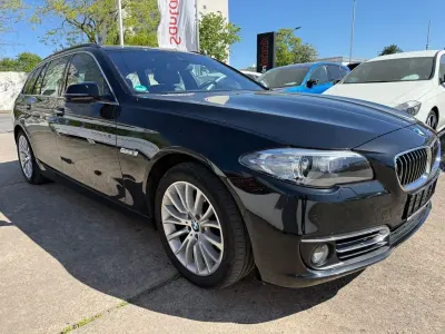 Second-hand BMW 520 Luxury Line 184 CP (135 kW) 2014 Negru Break