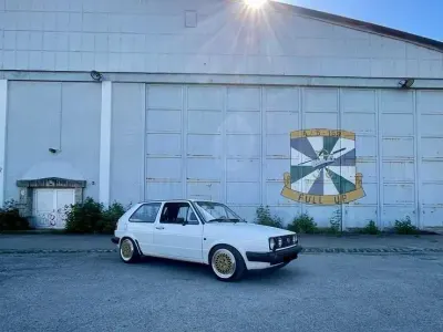 Gebraucht VW Golf II 55 PS (40 kW) 1986 Weiß Kleinwagen