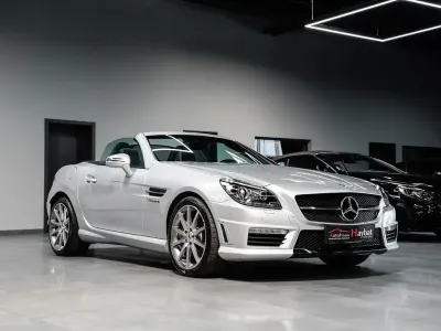 Gebraucht Mercedes SLK55 AMG AMG 421 PS (309 kW) 2012 Silber Cabrio