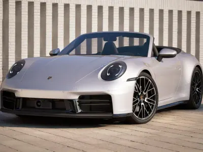 Ny Porsche 911 Carrera 394 HK (289 kW) 2026 Grå Cabriolet