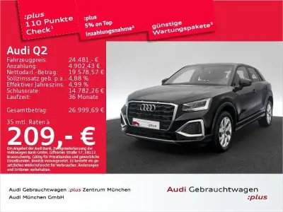 Gebraucht Audi Q2 Advanced Plus 150 PS (110 kW) 2023 Brillantschwarz SUV