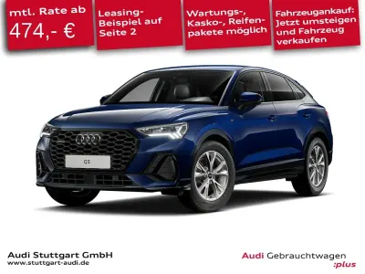 Gebraucht Audi Q3 Sportback Design 190 PS (139 kW) 2025 Navarrablau metallic SUV