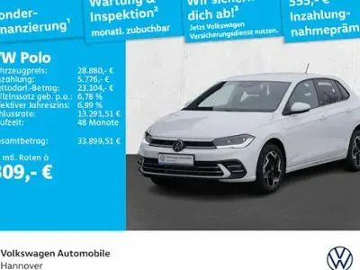 Ny VW Polo Style 95 HK (69 kW) 2026 Hvid Sedan