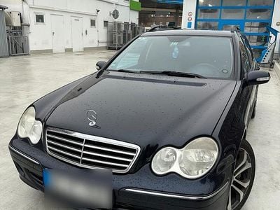 Brugt Mercedes C320 224 HK (164 kW) 2005 Blå Stationcar