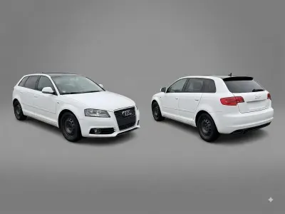 Gebraucht Audi A3 Sport 160 PS (117 kW) 2009 Weiß Kleinwagen