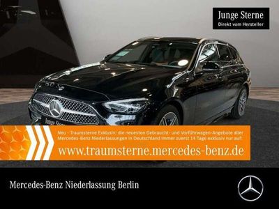 gebraucht Mercedes C300e T AMG+PANO+360+AHK+LED+TOTW+KEYLESS+9G